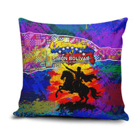 Simon Bolivar Venezuela Flag Day Pillow Cover Patriotism Precursor De La Independencia Vibrant Flag