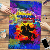 Simon Bolivar Venezuela Flag Day Puzzle Patriotism Precursor De La Independencia Vibrant Flag