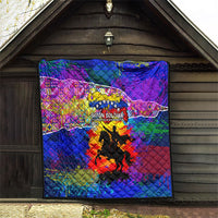 Simon Bolivar Venezuela Flag Day Quilt Patriotism Precursor De La Independencia Vibrant Flag