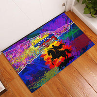 Simon Bolivar Venezuela Flag Day Rubber Doormat Patriotism Precursor De La Independencia Vibrant Flag