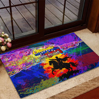 Simon Bolivar Venezuela Flag Day Rubber Doormat Patriotism Precursor De La Independencia Vibrant Flag