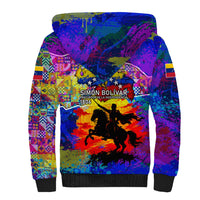 Simon Bolivar Venezuela Flag Day Sherpa Hoodie Patriotism Precursor De La Independencia Vibrant Flag