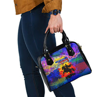 Simon Bolivar Venezuela Flag Day Shoulder Handbag Patriotism Precursor De La Independencia Vibrant Flag