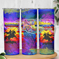 Simon Bolivar Venezuela Flag Day Skinny Tumbler Patriotism Precursor De La Independencia Vibrant Flag