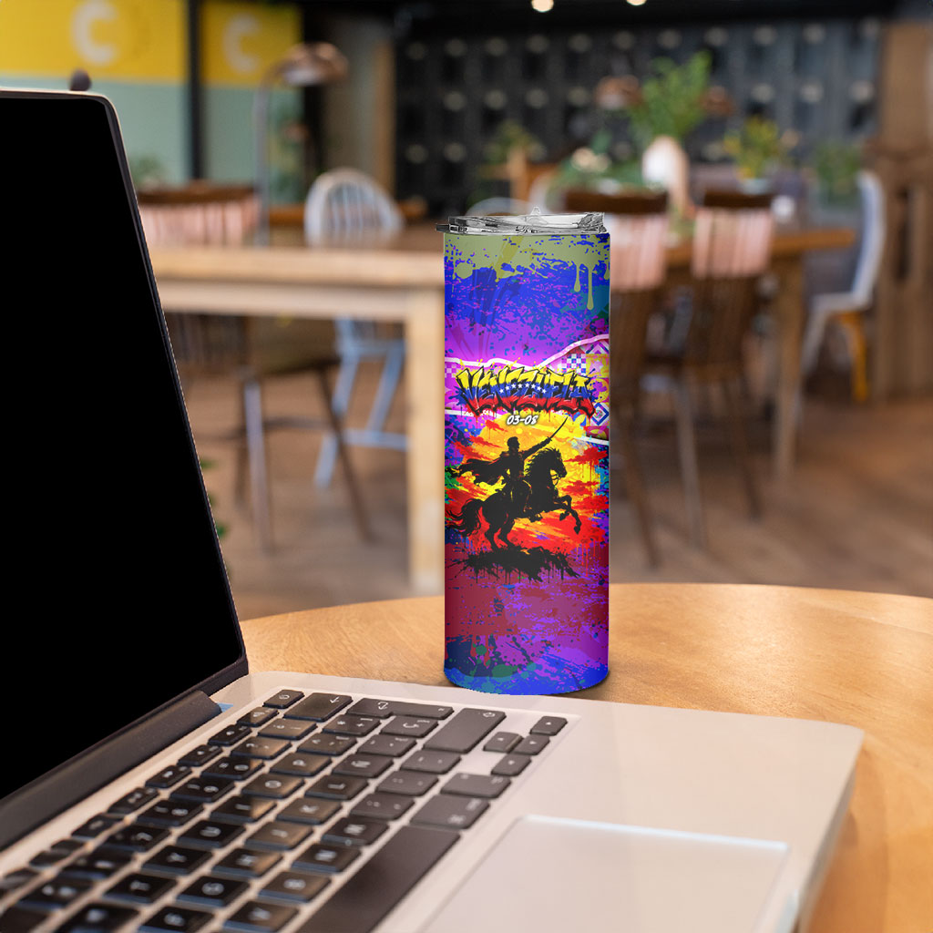 Simon Bolivar Venezuela Flag Day Skinny Tumbler Patriotism Precursor De La Independencia Vibrant Flag