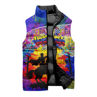 Simon Bolivar Venezuela Flag Day Sleeveless Puffer Jacket Patriotism Precursor De La Independencia Vibrant Flag