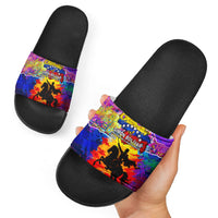 Simon Bolivar Venezuela Flag Day Slide Sandals Patriotism Precursor De La Independencia Vibrant Flag