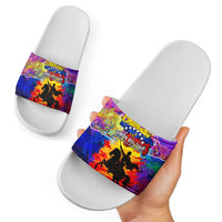 Simon Bolivar Venezuela Flag Day Slide Sandals Patriotism Precursor De La Independencia Vibrant Flag