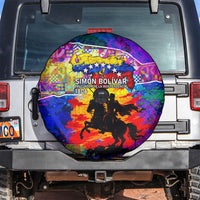 Simon Bolivar Venezuela Flag Day Spare Tire Cover Patriotism Precursor De La Independencia Vibrant Flag