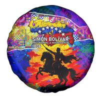 Simon Bolivar Venezuela Flag Day Spare Tire Cover Patriotism Precursor De La Independencia Vibrant Flag