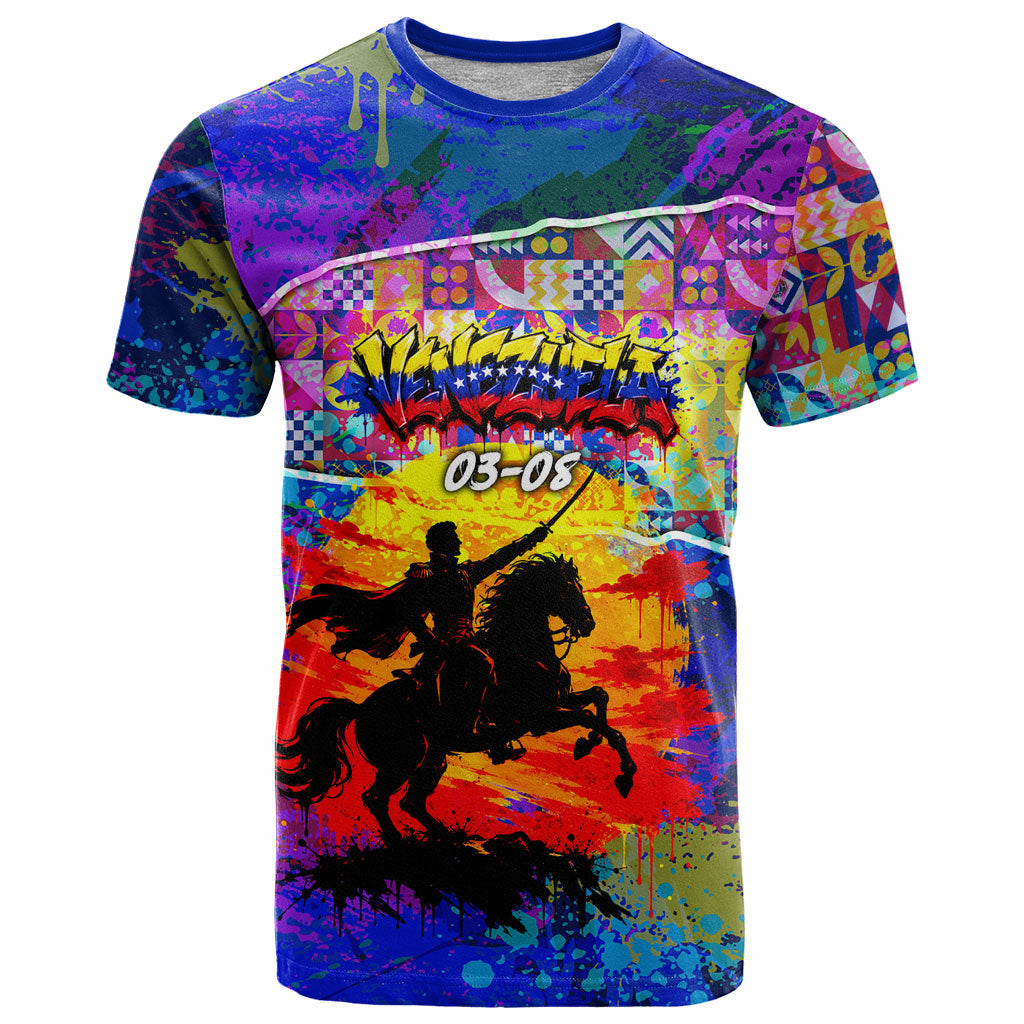 Simon Bolivar Venezuela Flag Day T Shirt Patriotism Precursor De La Independencia Vibrant Flag