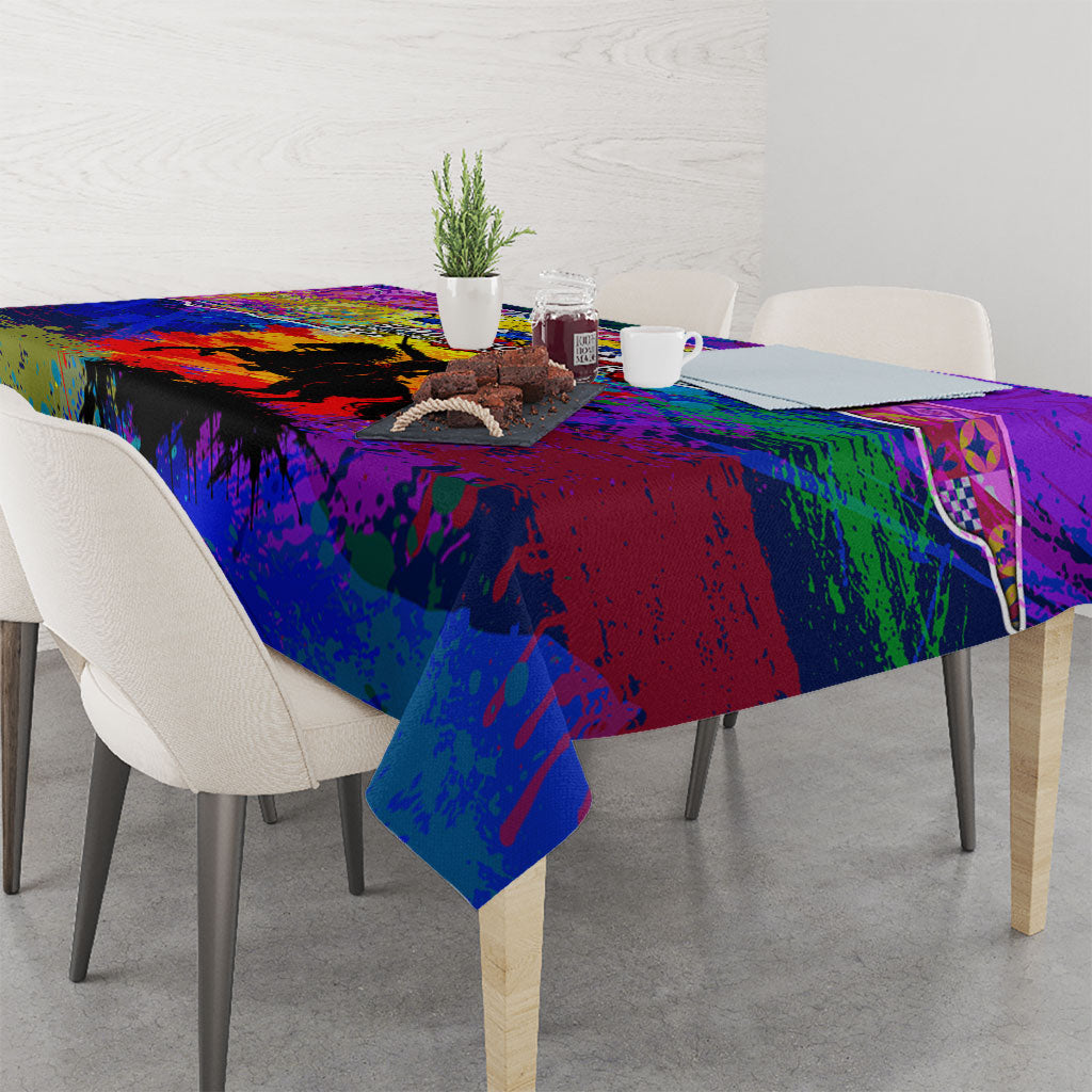 Simon Bolivar Venezuela Flag Day Tablecloth Patriotism Precursor De La Independencia Vibrant Flag