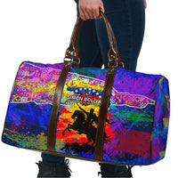 Simon Bolivar Venezuela Flag Day Travel Bag Patriotism Precursor De La Independencia Vibrant Flag