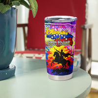 Simon Bolivar Venezuela Flag Day Tumbler Cup Patriotism Precursor De La Independencia Vibrant Flag
