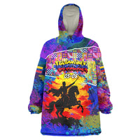 Simon Bolivar Venezuela Flag Day Wearable Blanket Hoodie Patriotism Precursor De La Independencia Vibrant Flag
