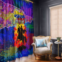 Simon Bolivar Venezuela Flag Day Window Curtain Patriotism Precursor De La Independencia Vibrant Flag