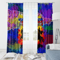 Simon Bolivar Venezuela Flag Day Window Curtain Patriotism Precursor De La Independencia Vibrant Flag