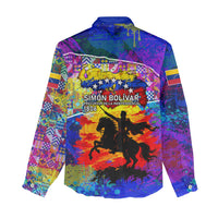 Simon Bolivar Venezuela Flag Day Women Casual Shirt Patriotism Precursor De La Independencia Vibrant Flag