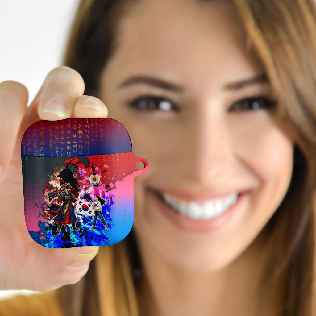South Korea Flag Day AirPods Case National Pride - Traditional Warrior - Modern History