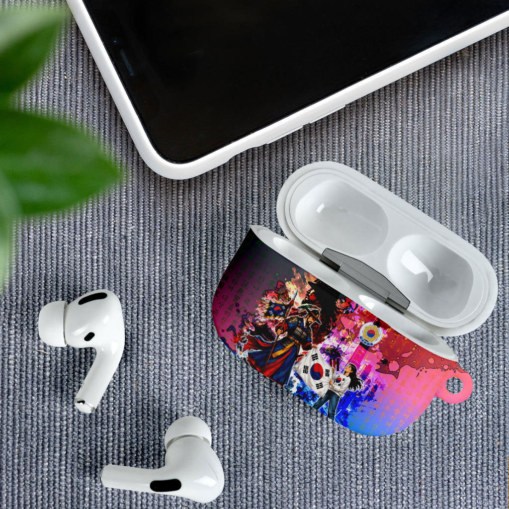 South Korea Flag Day AirPods Case National Pride - Traditional Warrior - Modern History