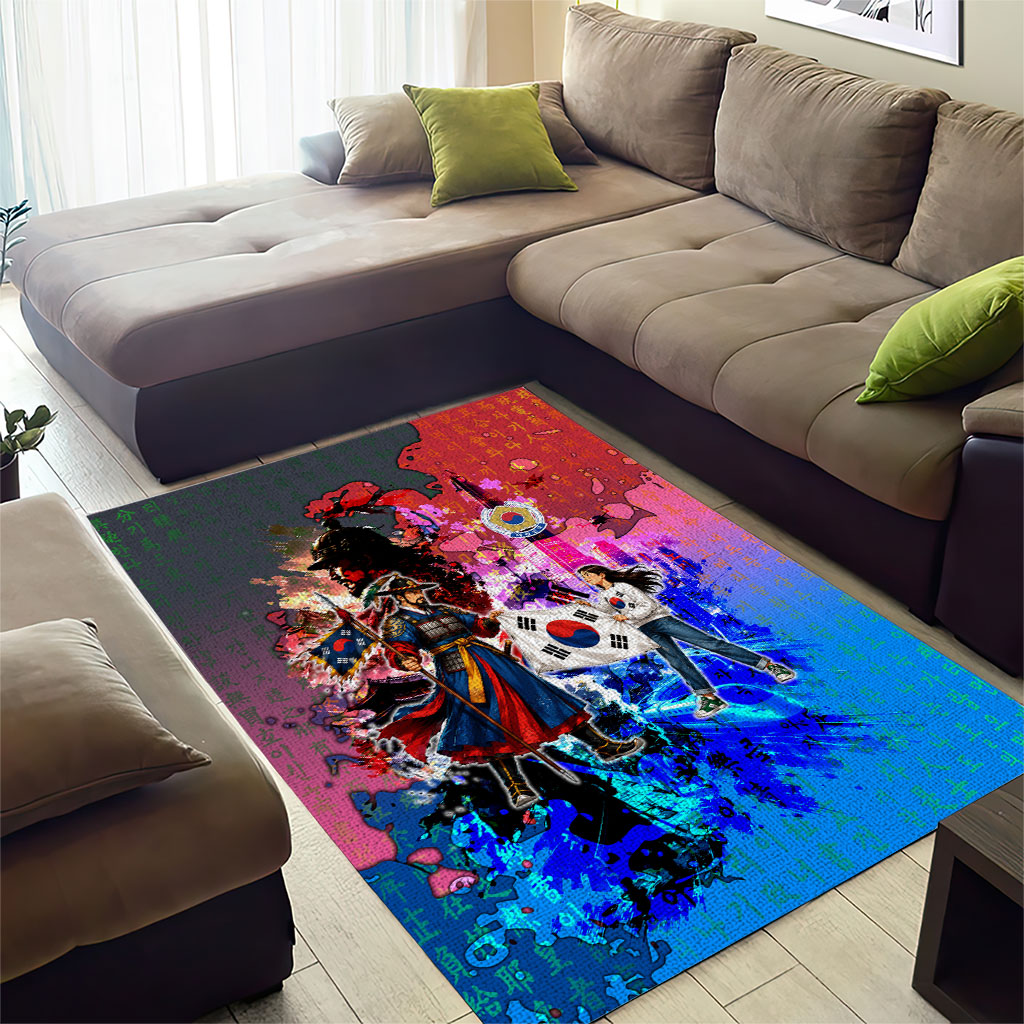 South Korea Flag Day Area Rug National Pride - Traditional Warrior - Modern History