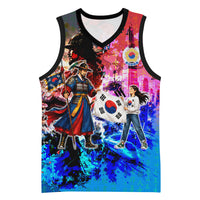 South Korea Flag Day Basketball Jersey National Pride - Traditional Warrior - Modern History