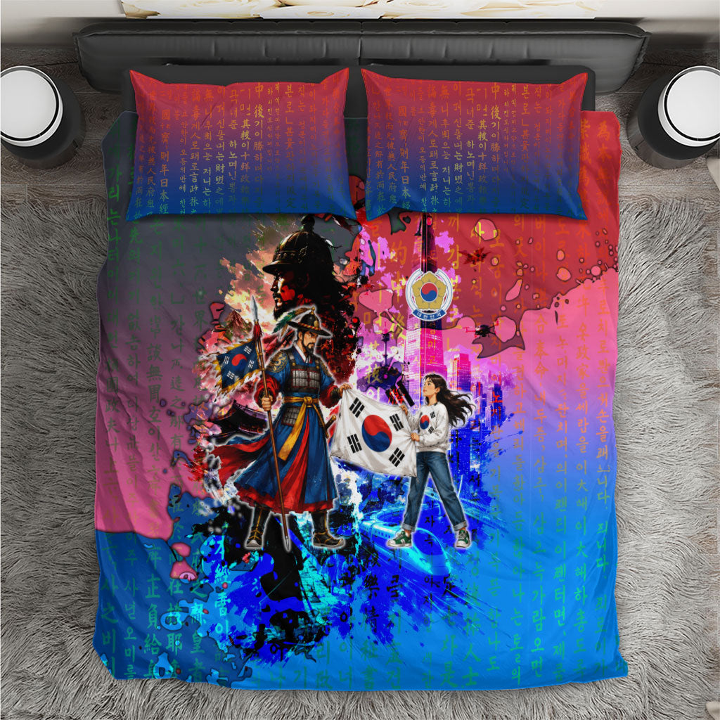 South Korea Flag Day Bedding Set National Pride - Traditional Warrior - Modern History
