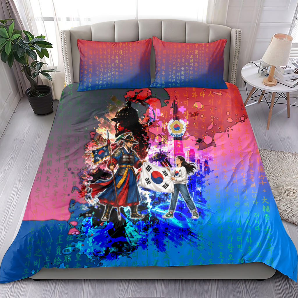 South Korea Flag Day Bedding Set National Pride - Traditional Warrior - Modern History