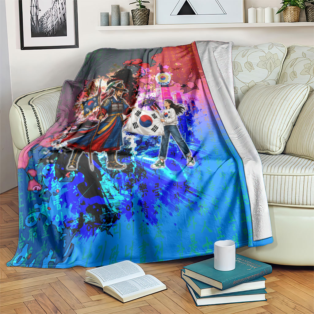 South Korea Flag Day Blanket National Pride - Traditional Warrior - Modern History