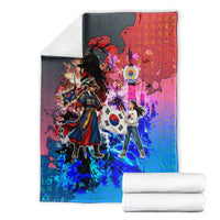 South Korea Flag Day Blanket National Pride - Traditional Warrior - Modern History