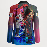 South Korea Flag Day Blazer National Pride - Traditional Warrior - Modern History
