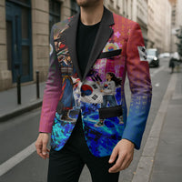 South Korea Flag Day Blazer National Pride - Traditional Warrior - Modern History
