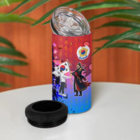 South Korea Flag Day 4 in 1 Can Cooler Tumbler National Pride - Traditional Warrior - Modern History