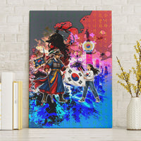 South Korea Flag Day Canvas Wall Art National Pride - Traditional Warrior - Modern History