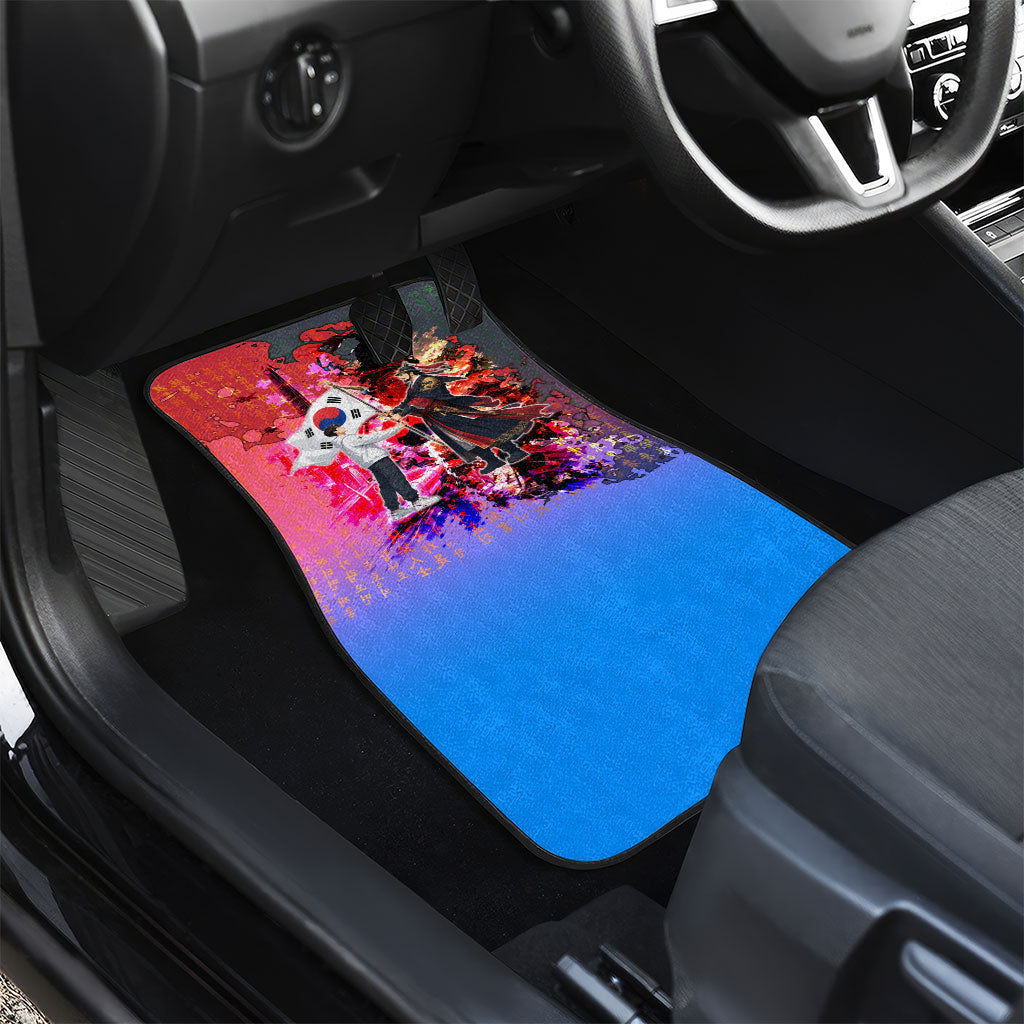 South Korea Flag Day Car Mats National Pride - Traditional Warrior - Modern History