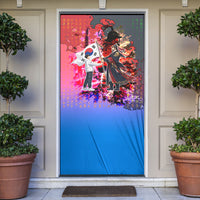 South Korea Flag Day Door Cover National Pride - Traditional Warrior - Modern History