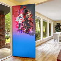 South Korea Flag Day Door Cover National Pride - Traditional Warrior - Modern History