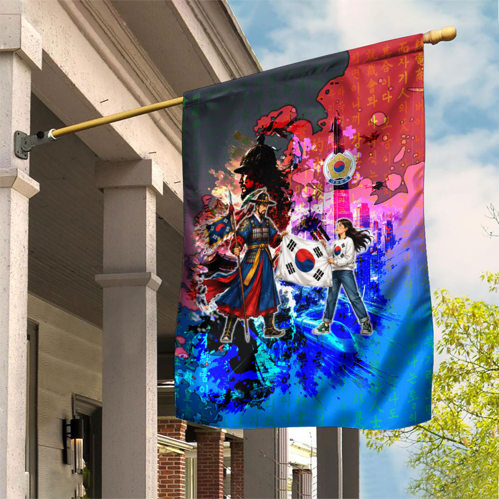 South Korea Flag Day Garden Flag National Pride - Traditional Warrior - Modern History