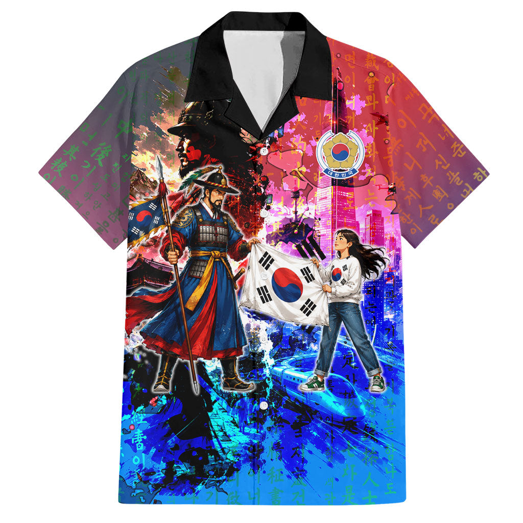 South Korea Flag Day Hawaiian Shirt National Pride - Traditional Warrior - Modern History