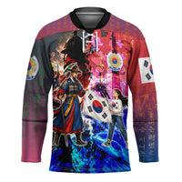 South Korea Flag Day Hockey Jersey National Pride - Traditional Warrior - Modern History