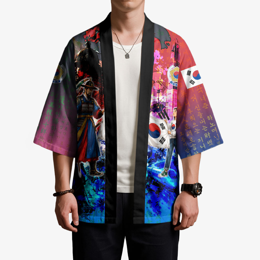 South Korea Flag Day Kimono National Pride - Traditional Warrior - Modern History