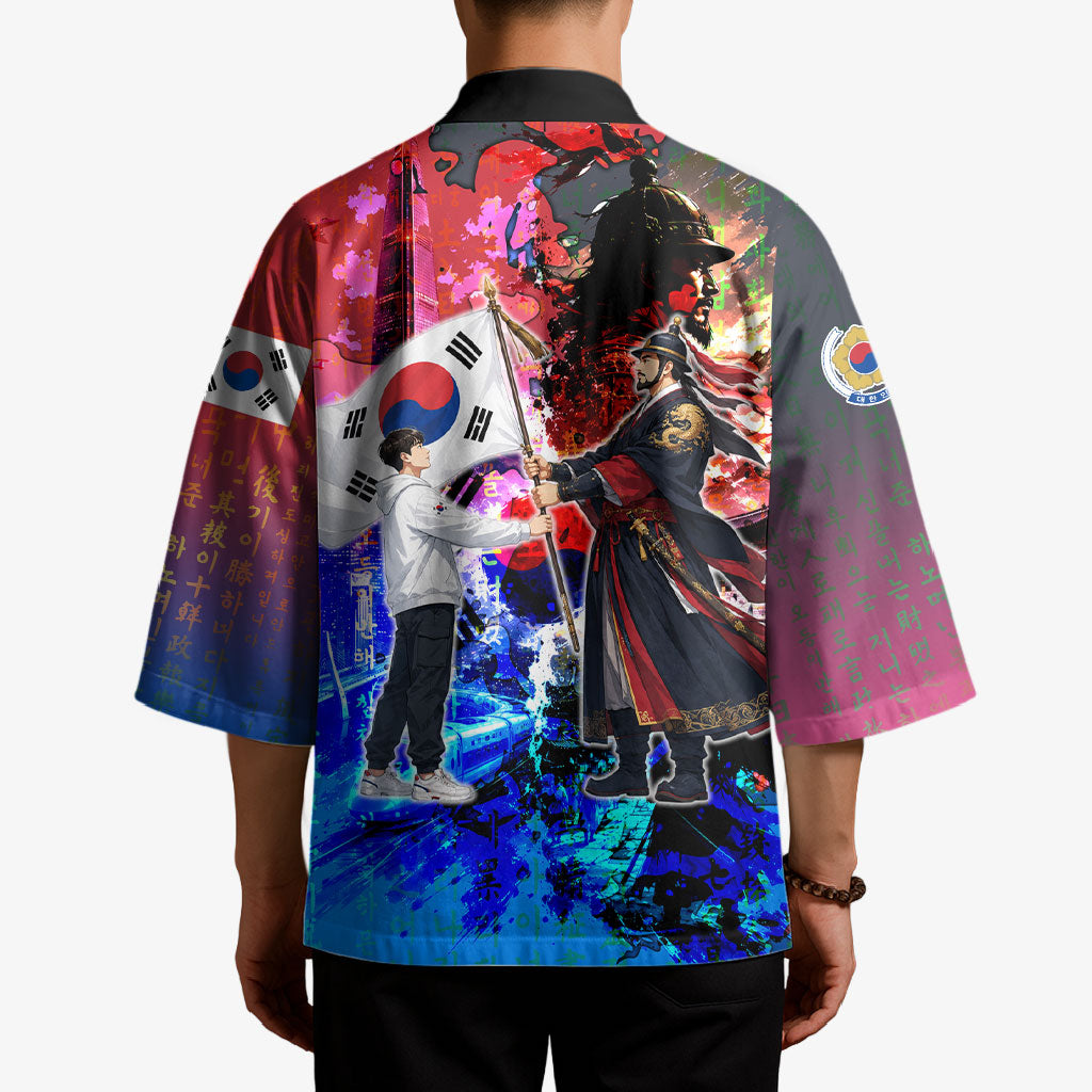 South Korea Flag Day Kimono National Pride - Traditional Warrior - Modern History