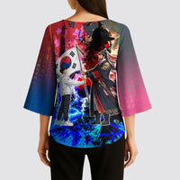 South Korea Flag Day Kimono Sleeve Blouse National Pride - Traditional Warrior - Modern History