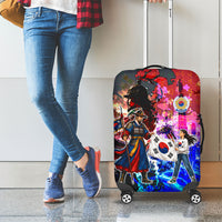 South Korea Flag Day Luggage Cover National Pride - Traditional Warrior - Modern History