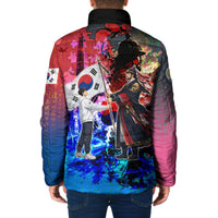 South Korea Flag Day Padded Jacket National Pride - Traditional Warrior - Modern History