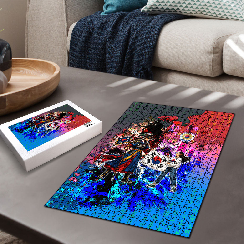 South Korea Flag Day Puzzle National Pride - Traditional Warrior - Modern History