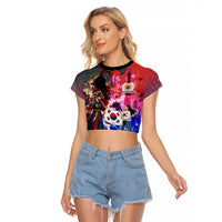 South Korea Flag Day Raglan Cropped T Shirt National Pride - Traditional Warrior - Modern History