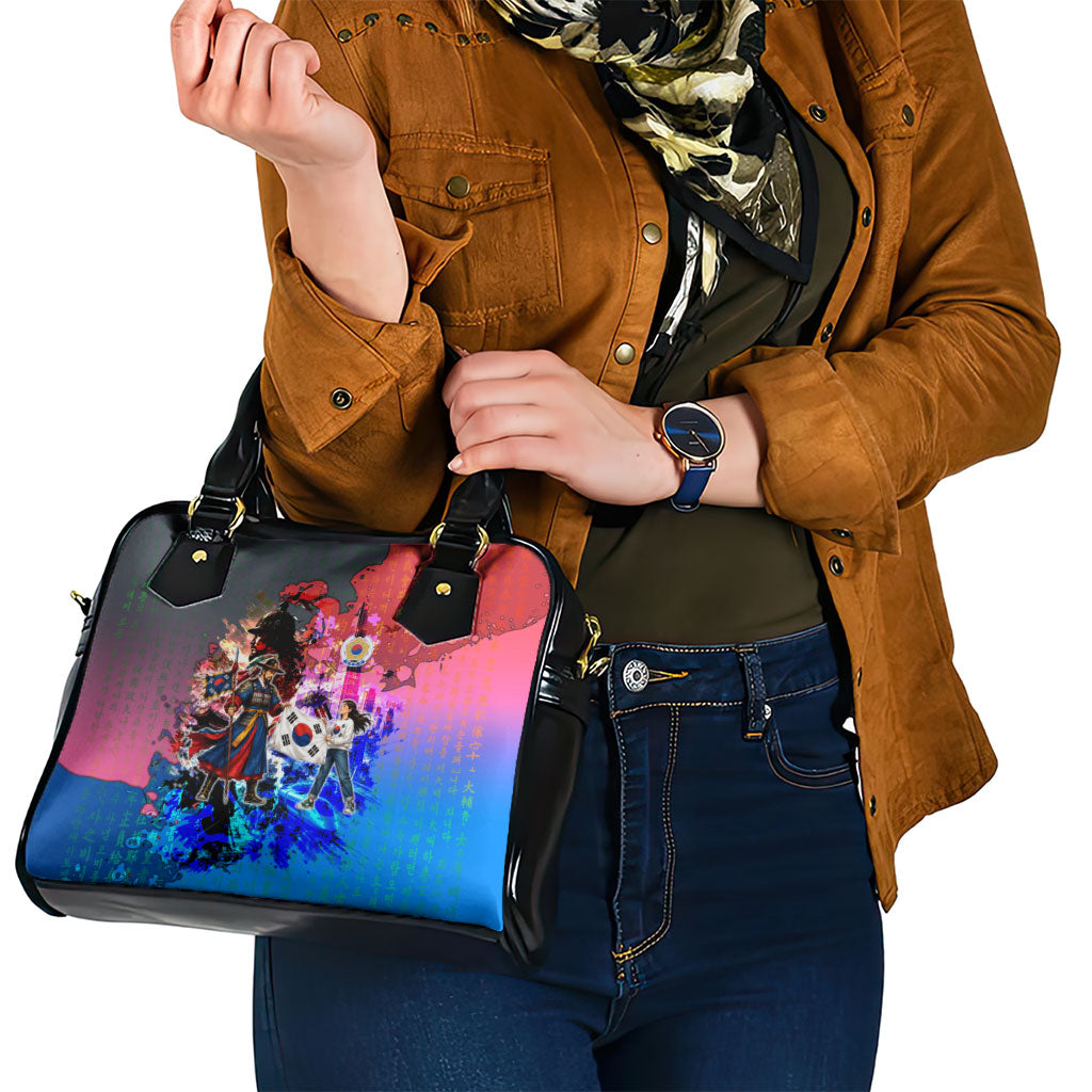 South Korea Flag Day Shoulder Handbag National Pride - Traditional Warrior - Modern History