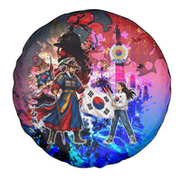 South Korea Flag Day Spare Tire Cover National Pride - Traditional Warrior - Modern History