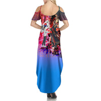 South Korea Flag Day Summer Maxi Dress National Pride - Traditional Warrior - Modern History